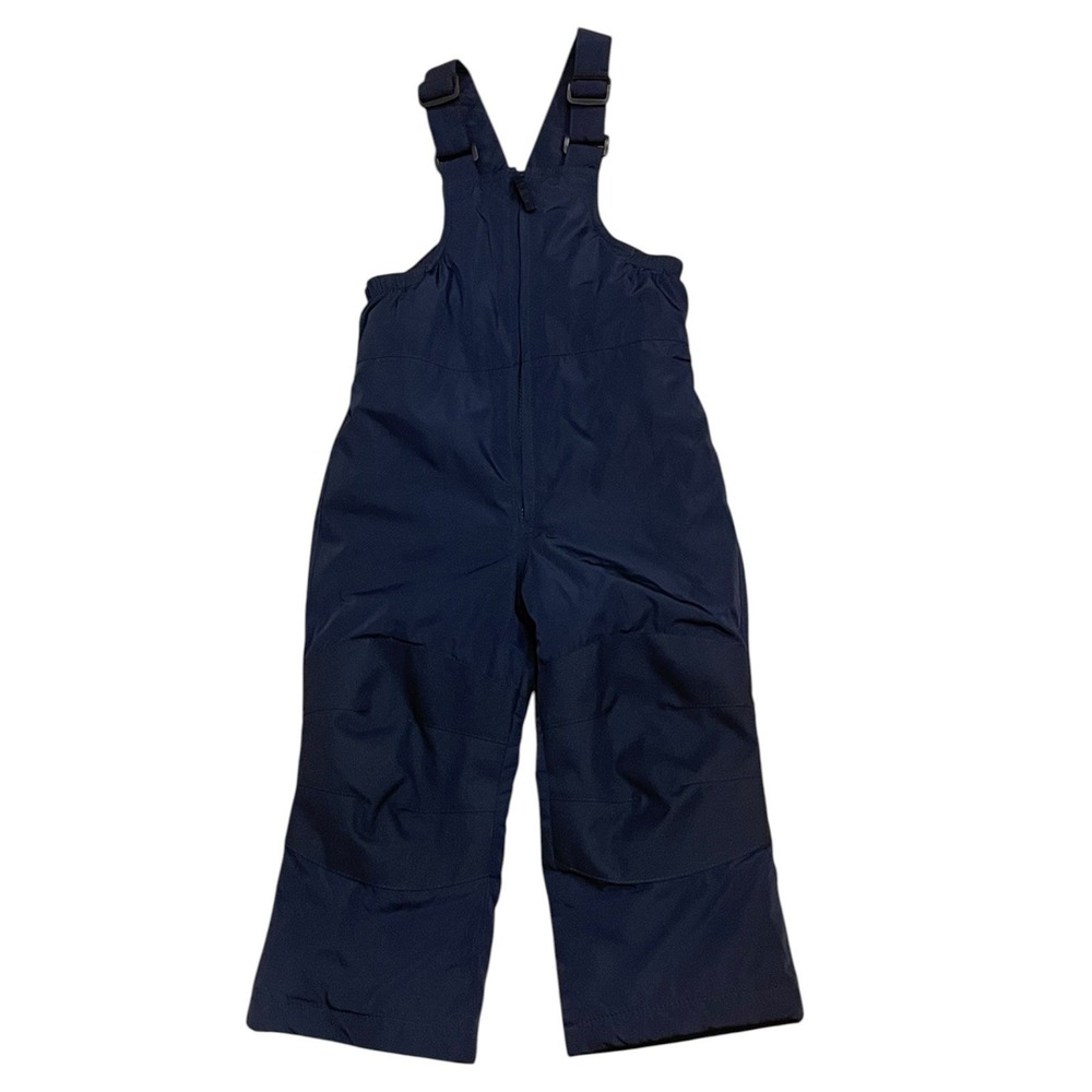 Size 2 - 3 Lands End Snow Bibs Overalls Blue Snowpants XXS Youth Boys